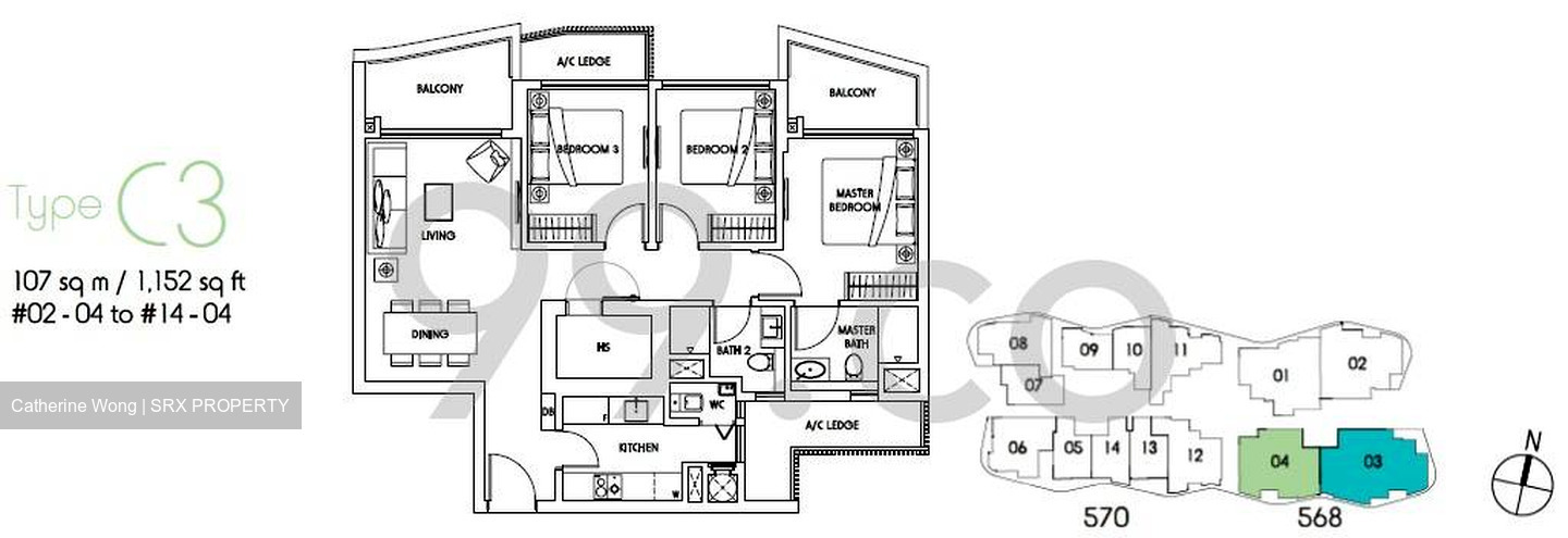 Sky Green (D13), Condominium #437810381